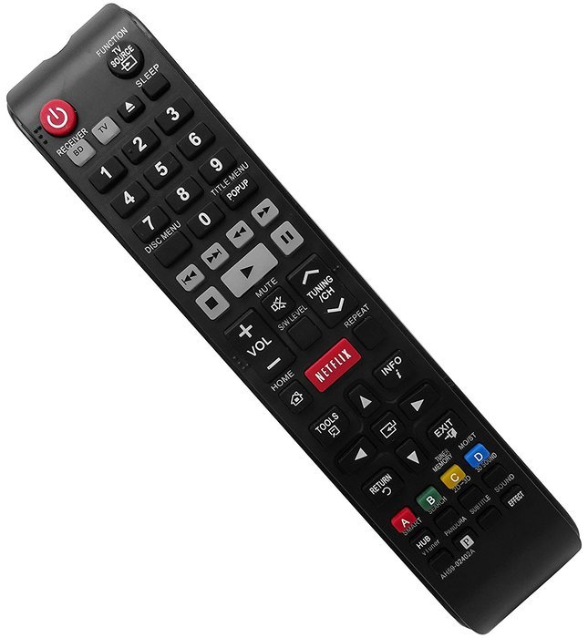 New Samsung TV Replaced Remote AH59-02402A Compatible With HTE4500 HTE4500ZA HTE5400 HTE5500W HTE5500WZA HTE6500W...