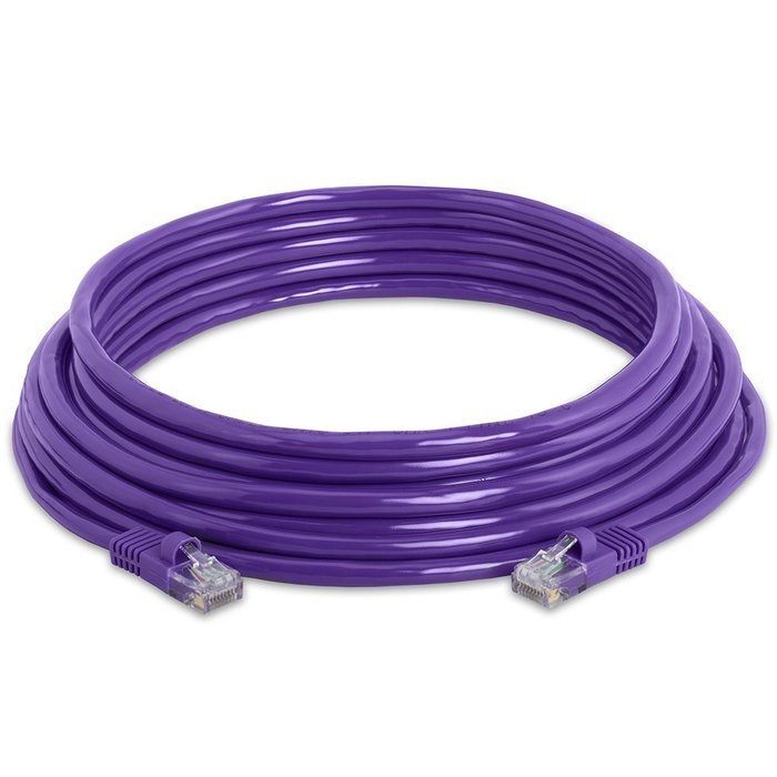 Cmple - RJ45 CAT5 CAT5E ETHERNET LAN NETWORK CABLE -75 FT White N73