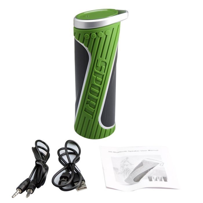 Blue ear&reg; W5 Power Bank Bluetooth Speaker IPX5 Waterproof 5W+5W Stereo Speaker (Black) N27