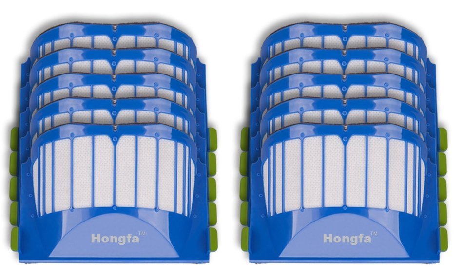 Hongfa Irobot Roomba Replacement Blue Filter for Roomba Aerovac 536 550 551 552 554 (10)