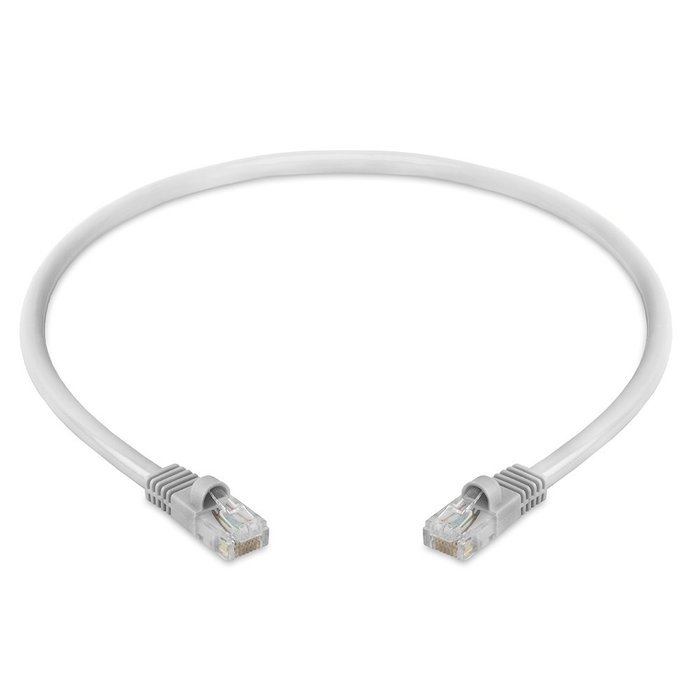 Cmple - RJ45 CAT5 CAT5E ETHERNET LAN NETWORK CABLE -75 FT White N76