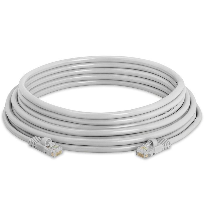 Cmple - RJ45 CAT5 CAT5E ETHERNET LAN NETWORK CABLE -75 FT White N77