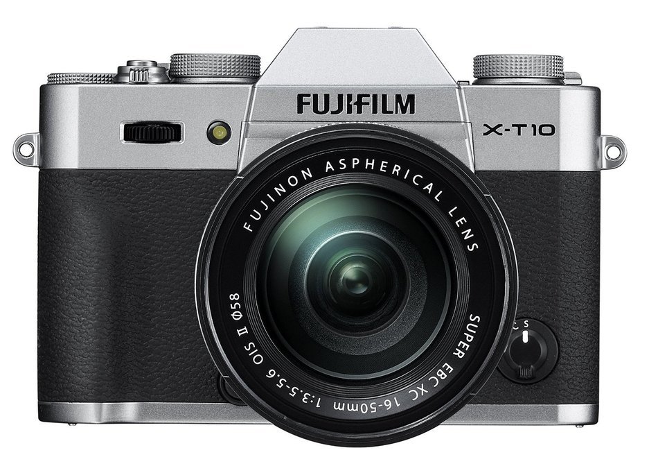 Fujifilm X-T10 Mirrorless Digital Camera (Silver Body Only) (International Model no Warranty)