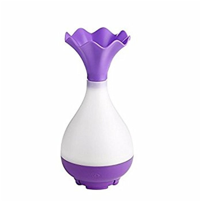 SUPERNIUDB Aroma Essential Oil Diffuser Ultrasonic Humidifier Air Led Aceite Esencial Humidificador Jade Vase... N3