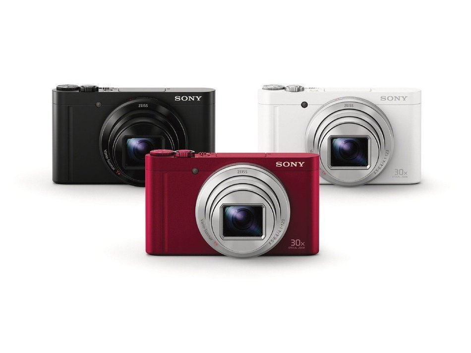 Sony digital camera Cyber-shot (Cybershot) Red DSC-WX500-R N3