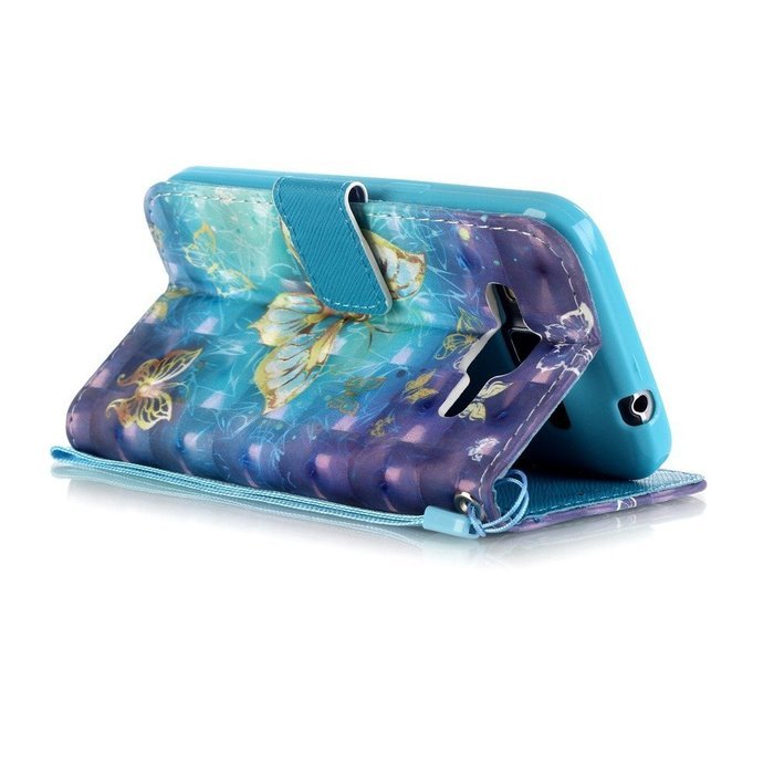 Samsung Galaxy Core Prime Case,Yaheeda [3D Colored Drawing] [Flip Fit] Premium PU Leather Card-Slots Cash-Slots... N73