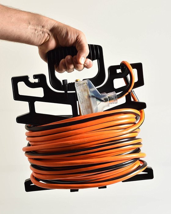 12/3 3 Outlet Extension Cord - 50 Feet Extra Heavy Duty Indoor/Outdoor Industrial Quality 12 Gauge Electrical... N10