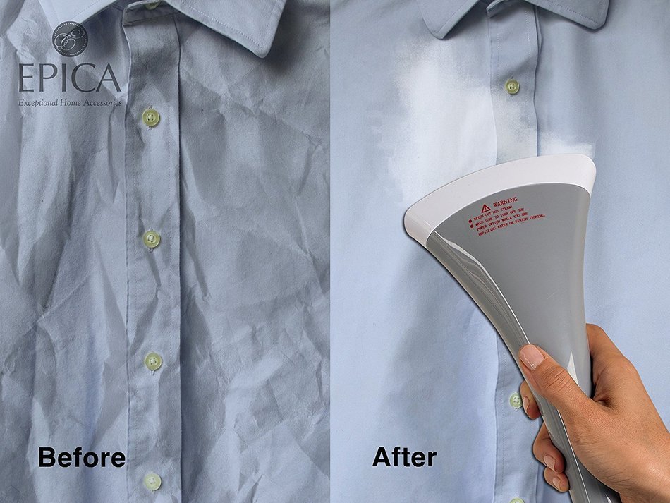 Epica 1500 Watt Fabric and Garment Steamer- See Professional Results in Minutes! N5