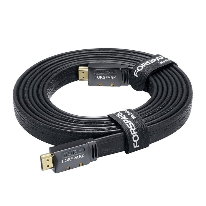 FORSPARK Ultra High Speed HDMI Cable 4Feet(1.3m) with Ethernet- 26AWG HDMI 1.4 - 2.0 Professional - 3D -4k- Full... N4