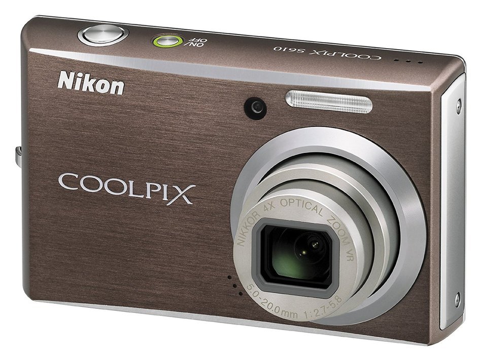 Nikon Coolpix S610 10MP Digital Camera with 4x Optical Vibration Reduction (VR) Zoom (Smoke Gray) N9