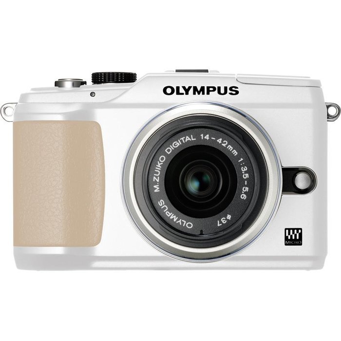 Olympus PEN E-PL2 12.3 MP CMOS Micro Four Thirds Interchangeable Lens Digital Camera with 14-42mm Lens (Red) (... N6