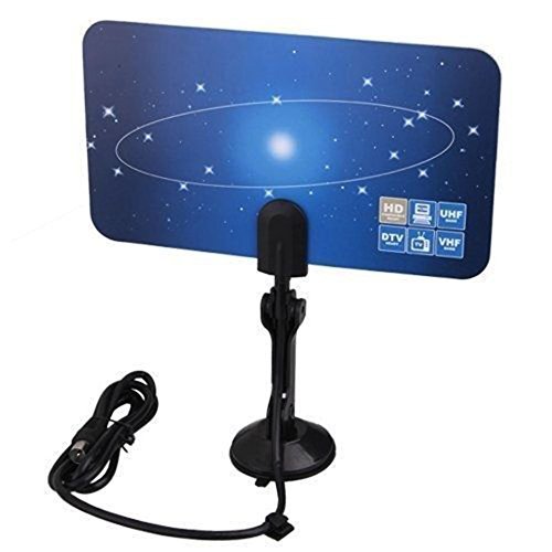 Digital Indoor VHF UHF Ultra Thin Flat TV Antenna for HDTV 1080p DTV HD Ready XG N2