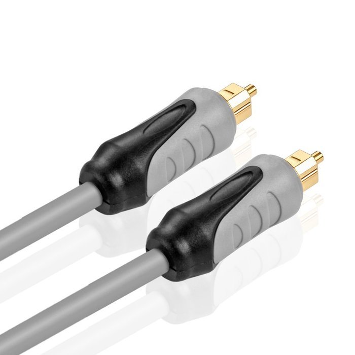 TNP Gold Plated Toslink Digital Optical Audio Cable (10 Feet) N3