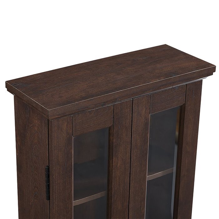 WE Furniture 41" Media Storage Cabinet, Espresso N15
