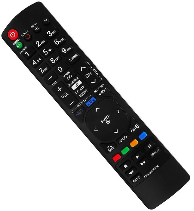 New LG TV Replaced Remote AKB72915238 Compatible With 47LV3700 47LV5400 47LV5500 47LW5600 47LW5700 55LW5700
