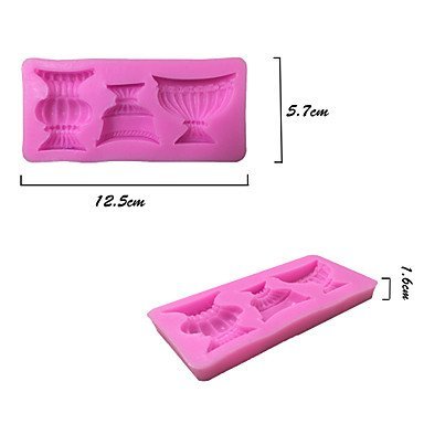 Y&XL&H Vase Style Sugar Candy Fondant Cake Molds For The Kitchen Baking Molds
