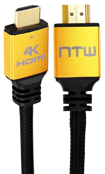 NTW NHDMI2P-006P 6' Ultra HD PURE PRO 4K High Speed HDMI Cable Offers 4X The Clarity N7