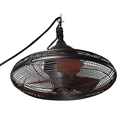 allen + roth Valdosta 20-in Oil Rubbed Bronze Downrod Mount Indoor/Outdoor Ceiling Fan (3-Blade)