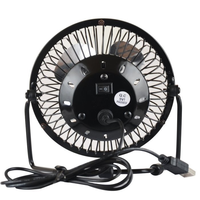 HOTGEE(TM) USB Mini Desk Cooler Fan Quietness Metal Computer Laptop PC Plug Charger Fans with Nail Dust Collector... N26