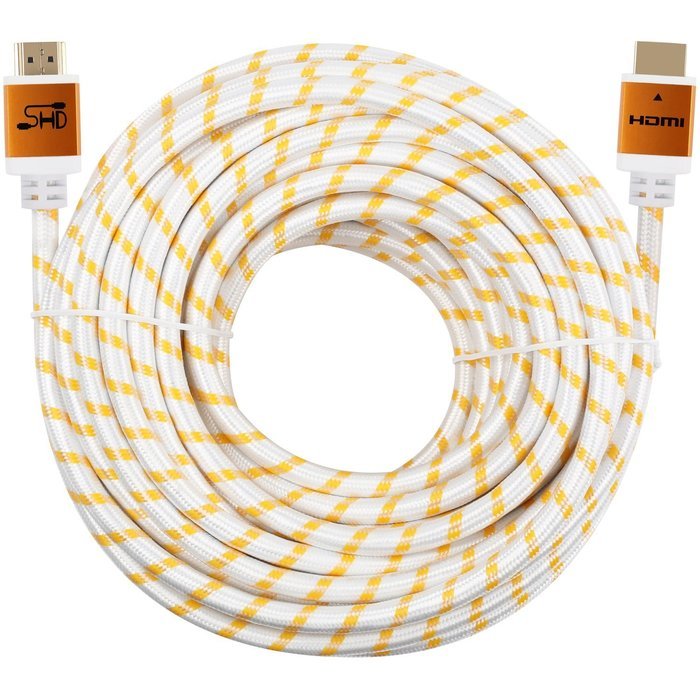 Super HD 4kx2k Ultra 2.0V HDMI Cable Support 3D, Ethernet, 1080P and Audio Return Channel(ARC), 50 Feet - Golden N13