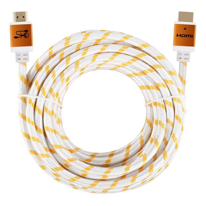Super HD 4kx2k Ultra 2.0V HDMI Cable Support 3D, Ethernet, 1080P and Audio Return Channel(ARC), 50 Feet - Golden N14