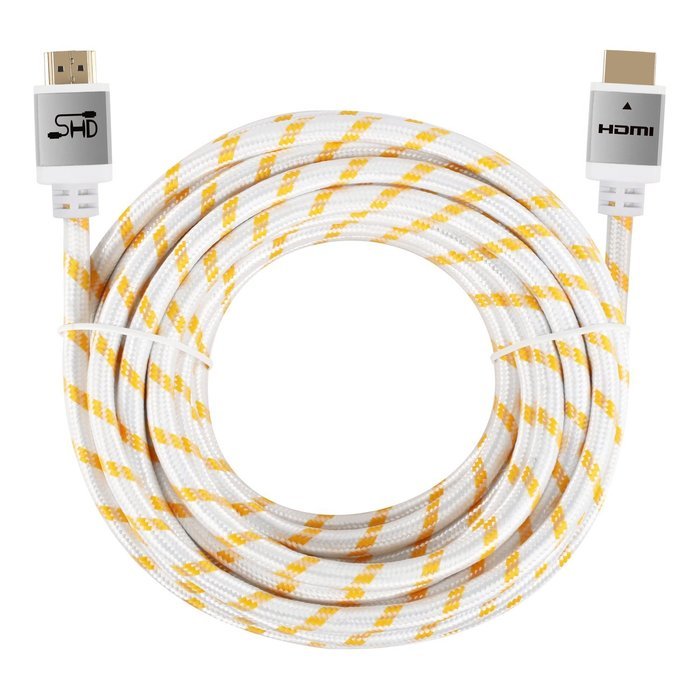Super HD 4kx2k Ultra 2.0V HDMI Cable Support 3D, Ethernet, 1080P and Audio Return Channel(ARC), 50 Feet - Golden N16
