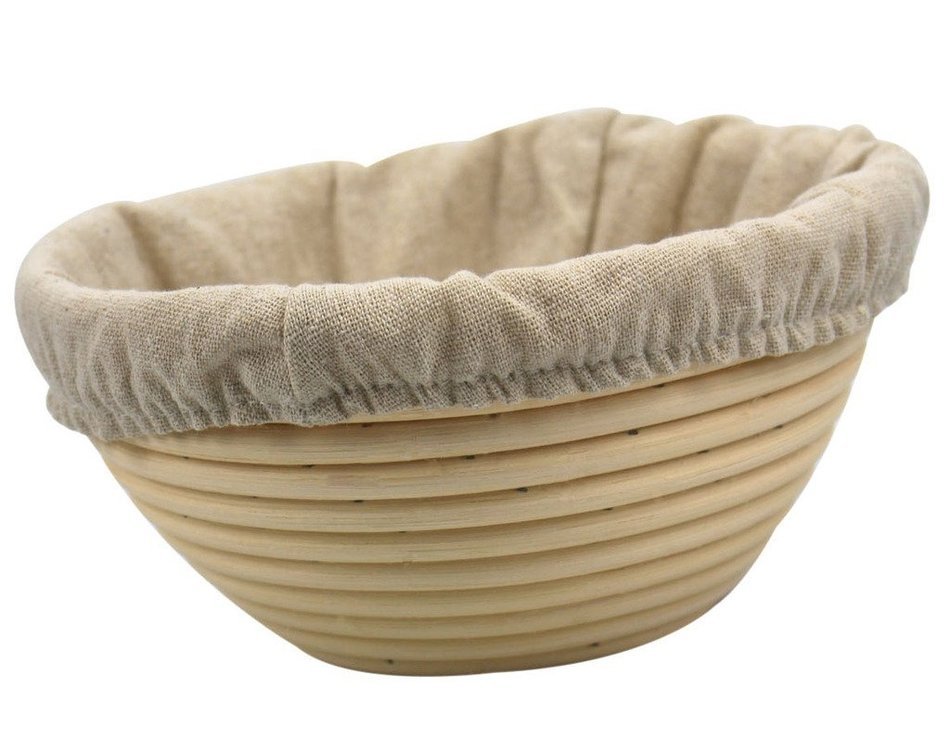 Babyfoxy 7 Inch Round Brotform Banneton Proofing Basket Bread Bowl for for Individual Bread Small Cute (Bonus... N2