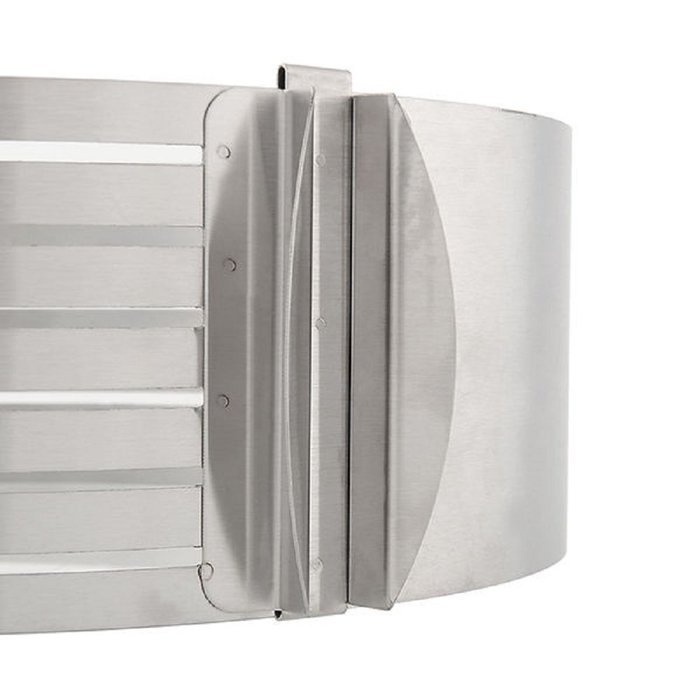 9.6"-12" Stainless Steel Layer Cake Slicer Kit Mousse Slicing Cake Setting Ring N4