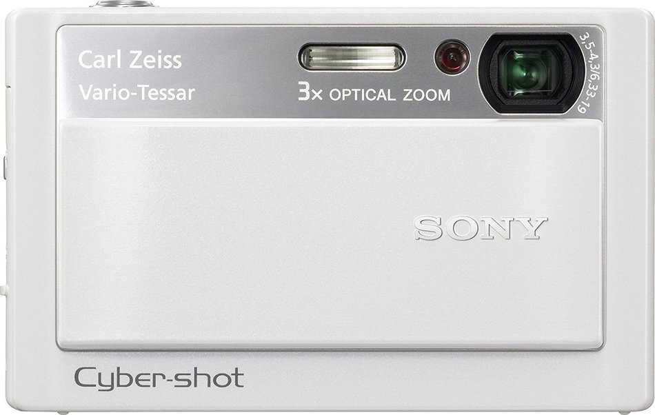 Sony Cybershot DSC-T20 8MP Digital Camera with 3x Optical Zoom and Super Steady Shot (White) N5