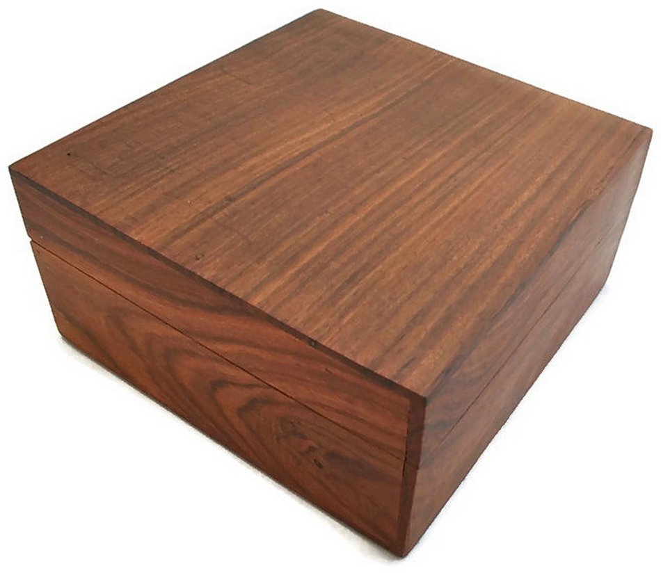 CLEARANCE SALE StarZebra - Solid Handmade Wood Tea Box for Tea Bags Leaves Herbs - Decorations Gifts From India