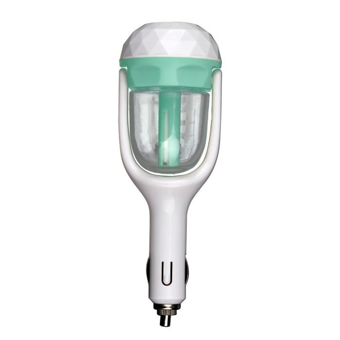 Alonea Auto Mini Car USB Humidifier Air Purifier Freshener Travel Car Portable (Green) N7