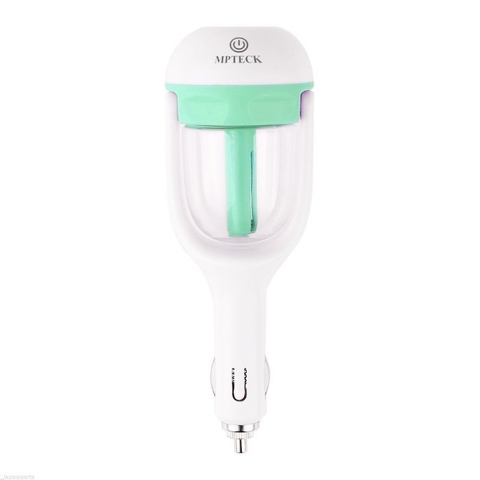 MPTECK Car Humidifier Vehicle Aroma Diffuser Portable Air Purifier Freshener Aromatherapy Fog Mist Maker N6