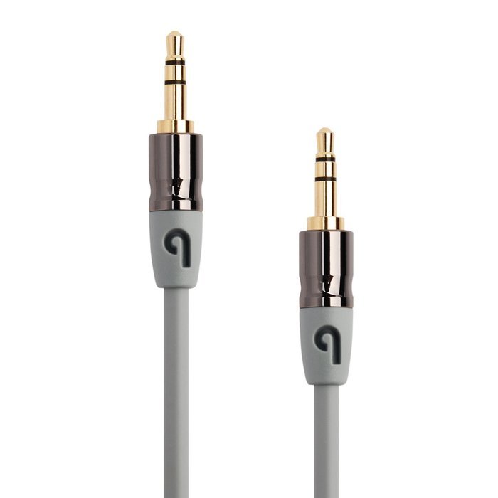 PlugLug - 4FT 3.5mm Male to Female Premium Auxiliary Audio Cable for Headphones, iPods, iPhones, iPads, Home /... N47