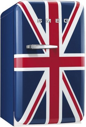 Smeg FAB5URUJ 16" 50's Retro Style Series Compact Refrigerator with 1.5 cu. ft. Capacity Absorption Cooling Automatic...