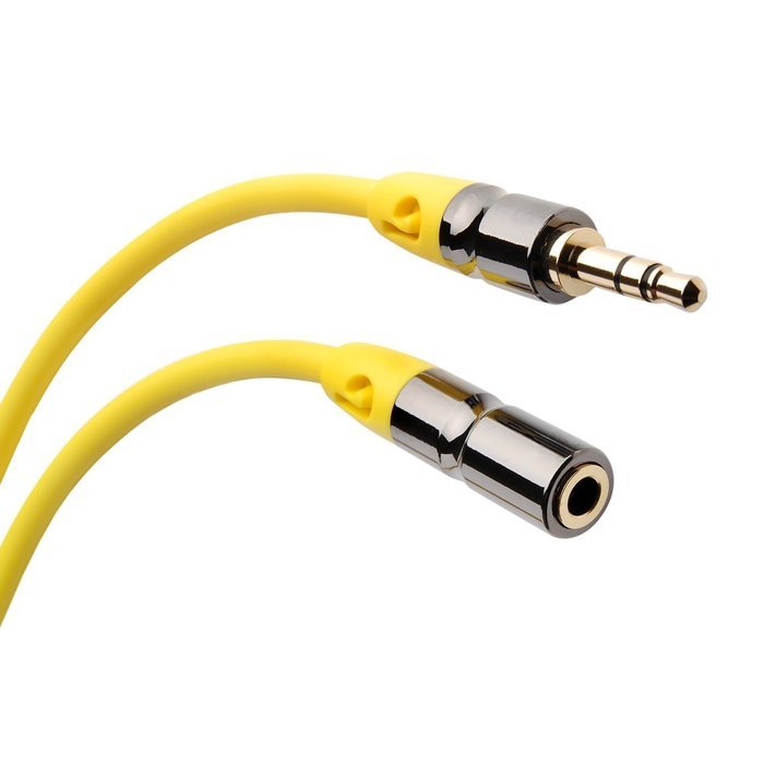 PlugLug - 4FT 3.5mm Male to Female Premium Auxiliary Audio Cable for Headphones, iPods, iPhones, iPads, Home /... N57