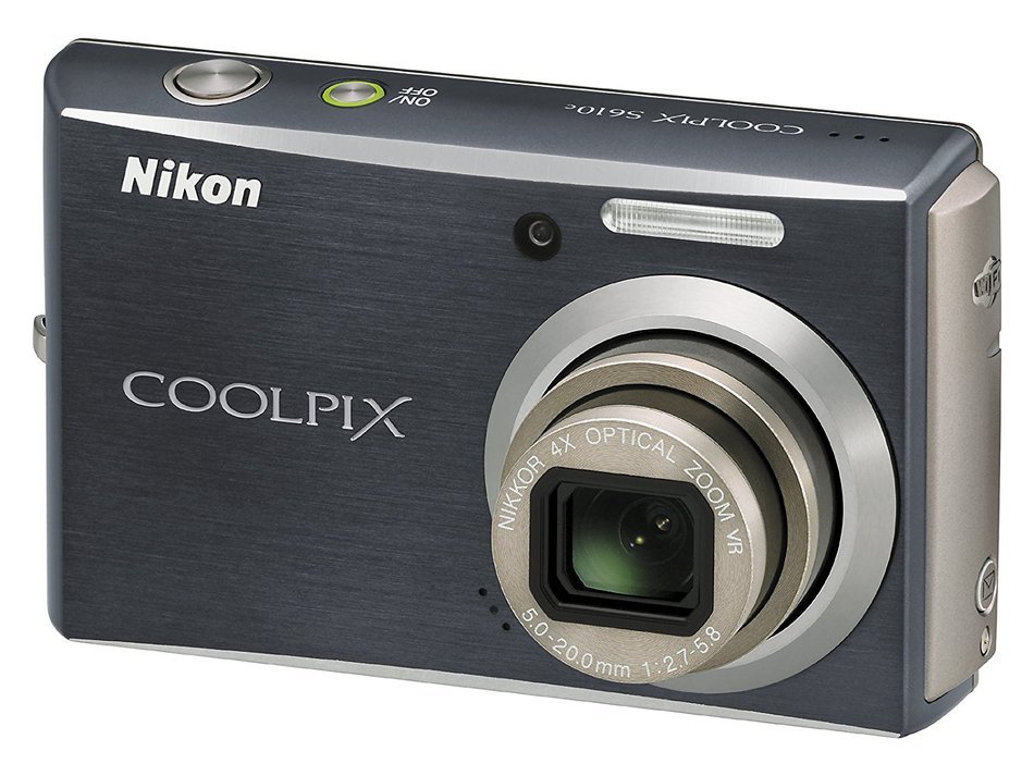 Nikon Coolpix S610 10MP Digital Camera with 4x Optical Vibration Reduction (VR) Zoom (Smoke Gray) N11