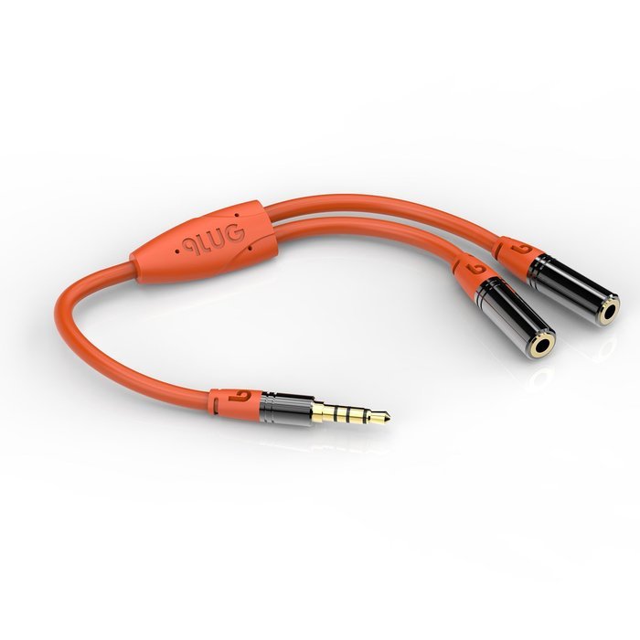 PlugLug - 4FT 3.5mm Male to Female Premium Auxiliary Audio Cable for Headphones, iPods, iPhones, iPads, Home /... N60