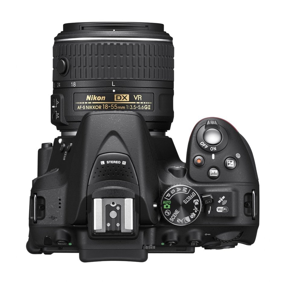 Nikon D5300 DX-format Digital SLR Kit w/ 18-55mm VR II and 55-300mm VR Lens Kit (Black) N9