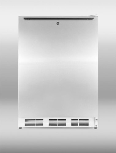 Summit FF6L7SSHHADA: Commercially approved, ADA compliant all-refrigerator for freestanding use, with stainless... N3