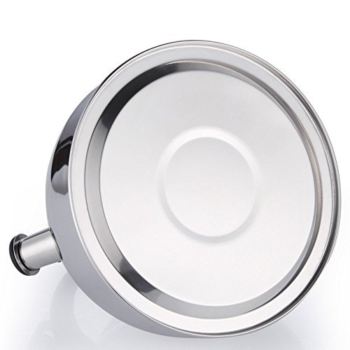 Stainless Steel Tea Kettle with Whistle, 5-Quart N4