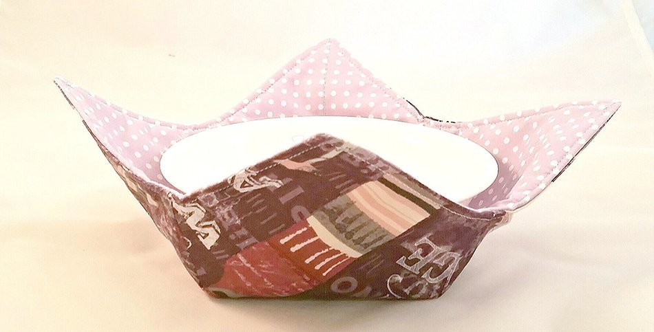Microwave Bowl Cozy 3 pc. Set: Just Like Wine...