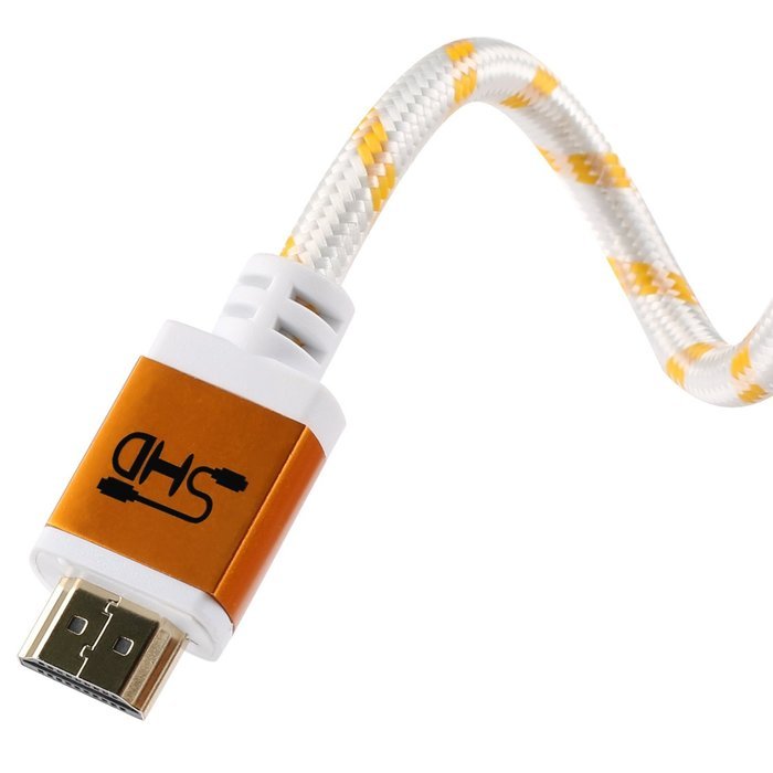 Super HD 4kx2k Ultra 2.0V HDMI Cable Support 3D, Ethernet, 1080P and Audio Return Channel(ARC), 50 Feet - Golden N18