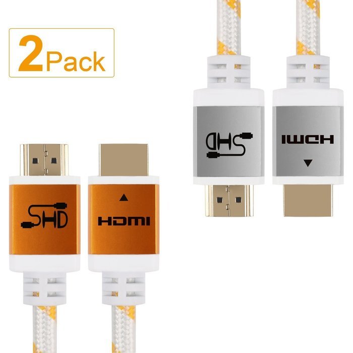 Super HD 4kx2k Ultra 2.0V HDMI Cable Support 3D, Ethernet, 1080P and Audio Return Channel(ARC), 50 Feet - Golden N19