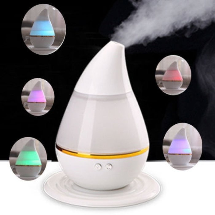 2.4 L Ultrasonic Aroma Humidifier Waterless Auto Shut-off Function for Home Air Diffuser Purifier Atomizer N6
