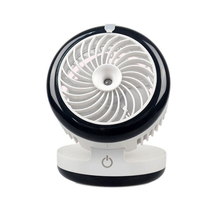 Geelyda Table Fan Portable Mini Misting Fan Humidifier USB Fan Cooling Mist Fan Rechargeable Humidifier Personal... N6