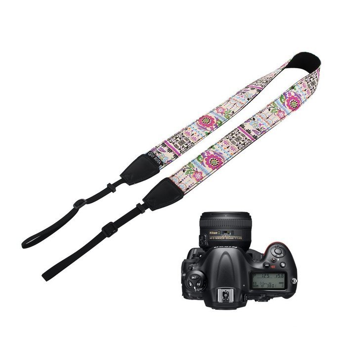 Orota Red Strip Pattern Camera Neck Shoulder Strap for DSLR, SLR and Digital Camera, OLC-20 N12