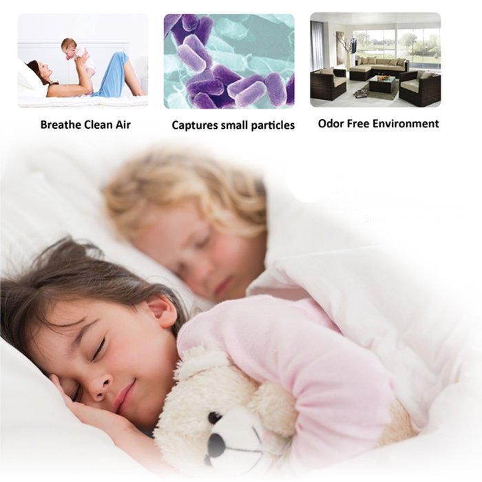 HOMEIMAGE TRUE HEPA AIR PURIFIER WITH UV Protection and ION -HI-9908E N7