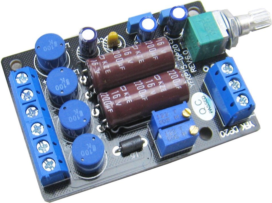Yeeco 2CH Dual Channel Audio Digital Amplifier Board TA2024B DC 12V 3A Power Supply Computer Stereo Audio Power...
