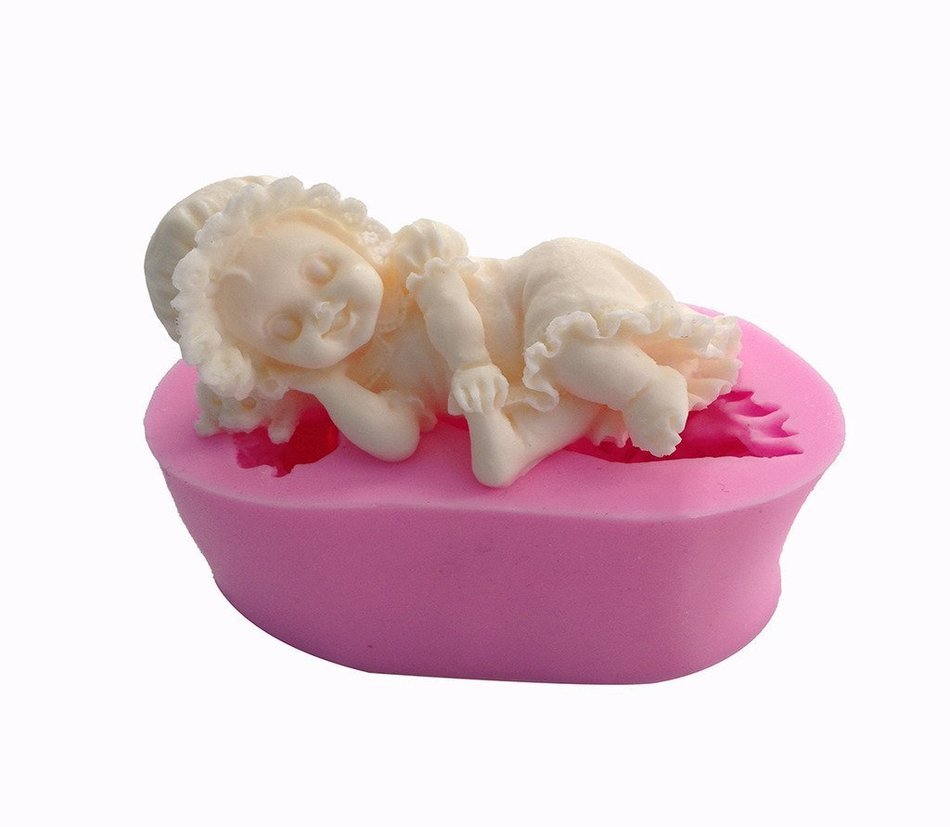 Yatim Silicone Girl Baking Cake Mold Fondant DIY Jelly Cake Candy Cholocate Soft Pottery Clay Decorating Mold