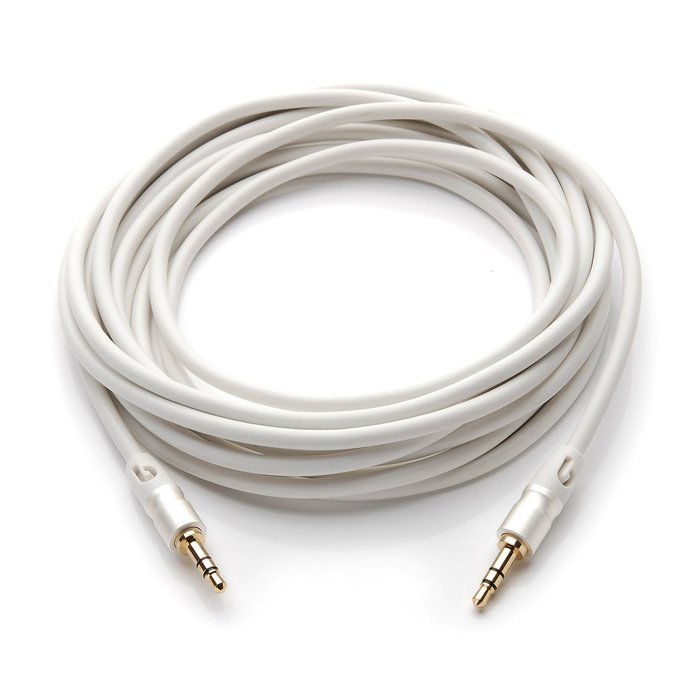 PlugLug - 4FT 3.5mm Male to Female Premium Auxiliary Audio Cable for Headphones, iPods, iPhones, iPads, Home /... N68